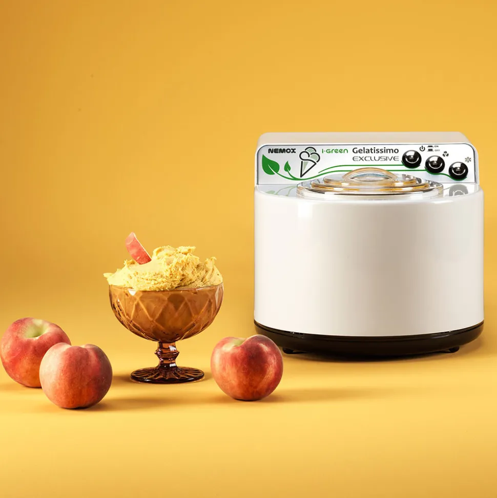 Jäätelökone NEMOX Gelatissimo Exclusive i-Green White, 1 kg