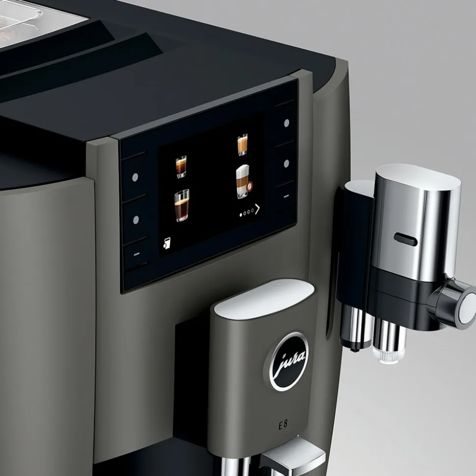 JURA E8 Dark Inox (EC) kahviautomaatti – harmaa