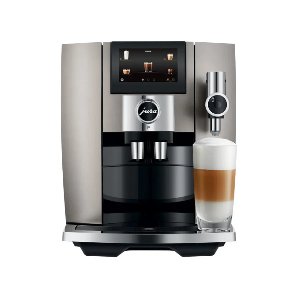 JURA J8 Midnight Silver kahviautomaatti – musta/harmaa
