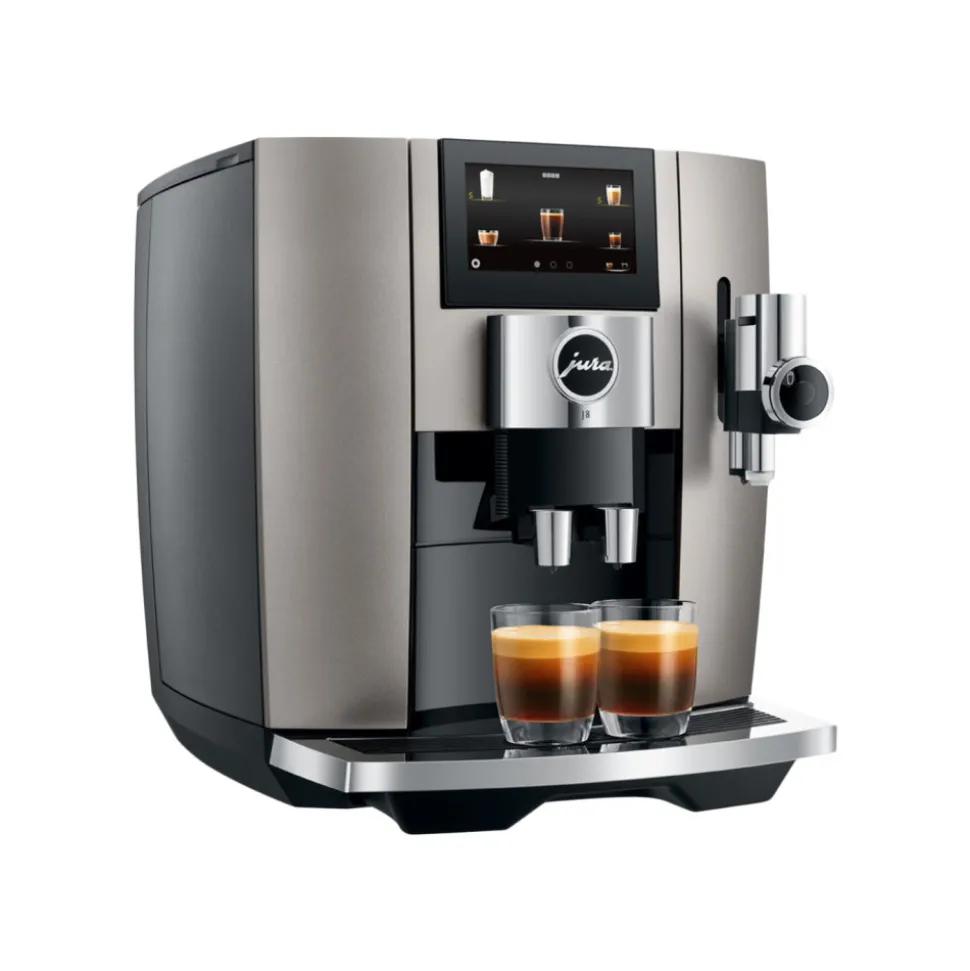 JURA J8 Midnight Silver kahviautomaatti – musta/harmaa