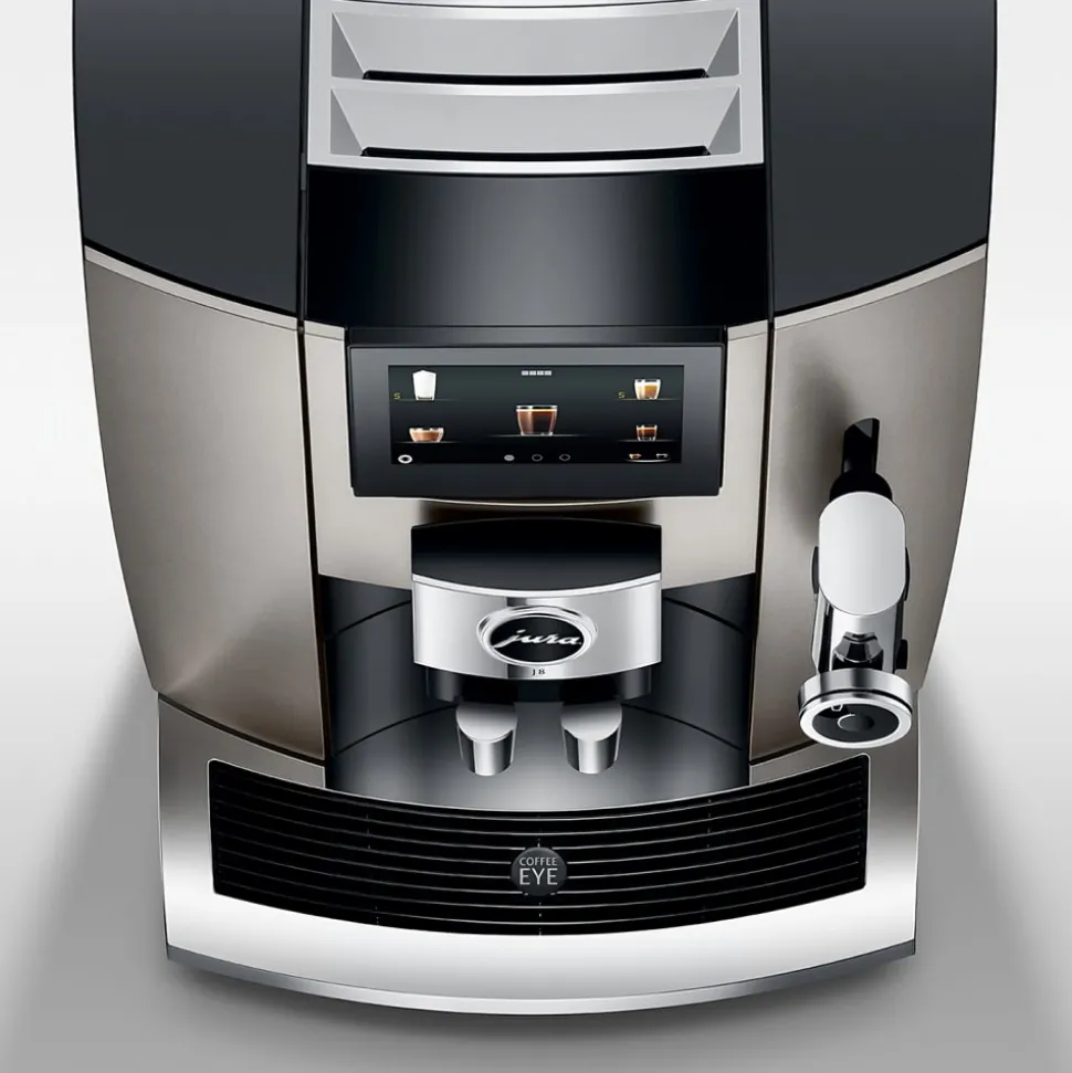 JURA J8 Midnight Silver kahviautomaatti – musta/harmaa