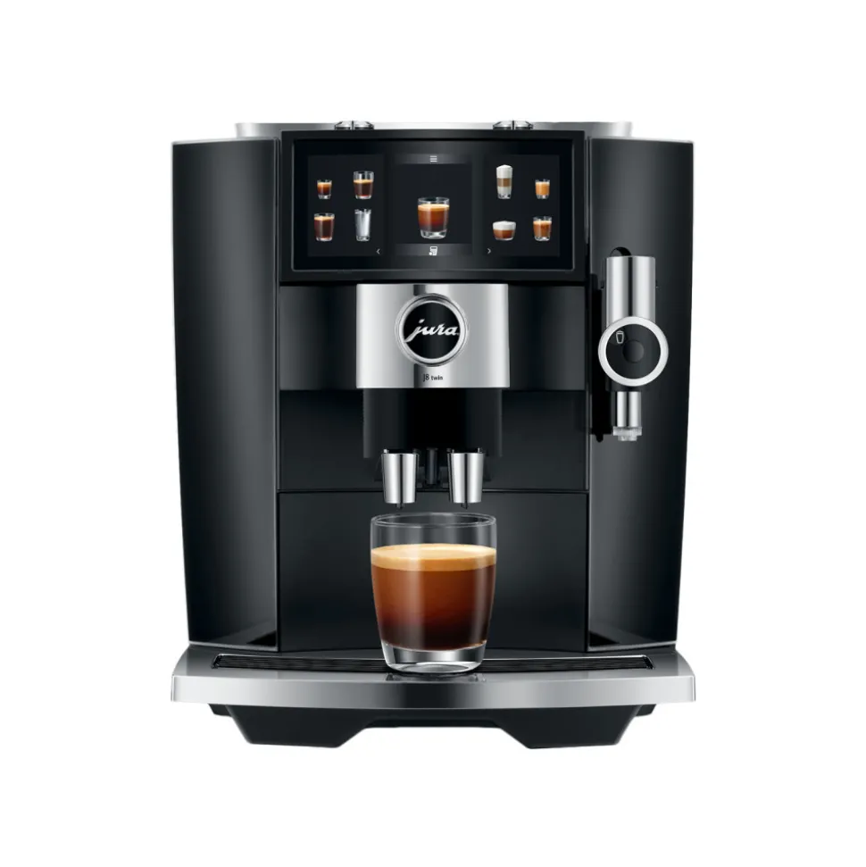 JURA J8 twin Diamond Black (EA) kahviautomaatti työpaikalle – musta