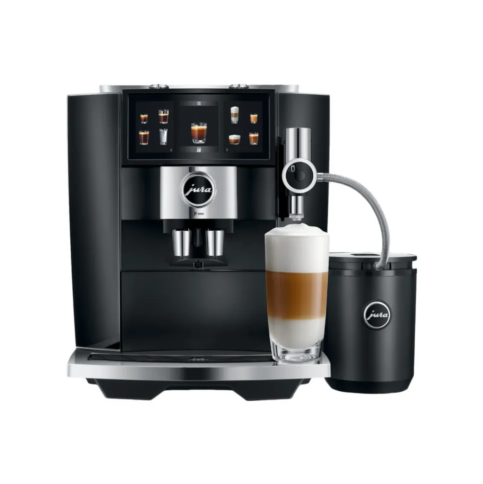 JURA J8 twin Diamond Black (EA) kahviautomaatti työpaikalle – musta