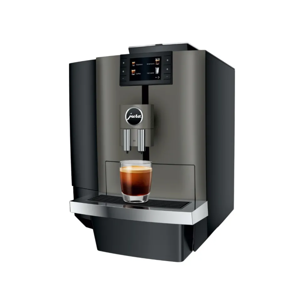 JURA X4 Dark Inox (EA) kahviautomaatti työpaikalle – harmaa
