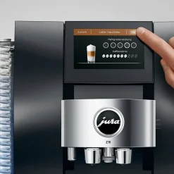 JURA Z10 Aluminium Dark Inox Signature Line kahviautomaatti – musta