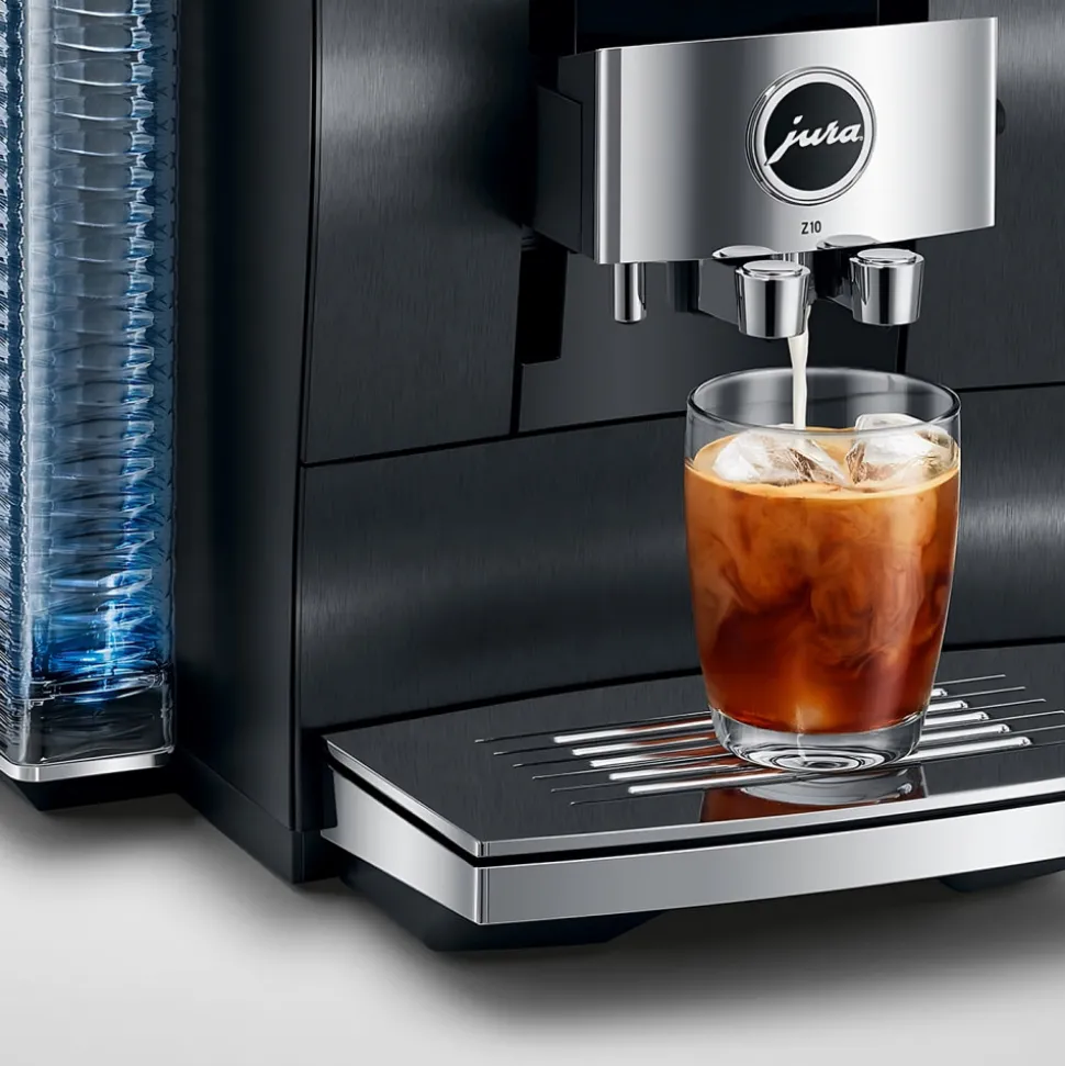 JURA Z10 Aluminium Dark Inox Signature Line kahviautomaatti – musta