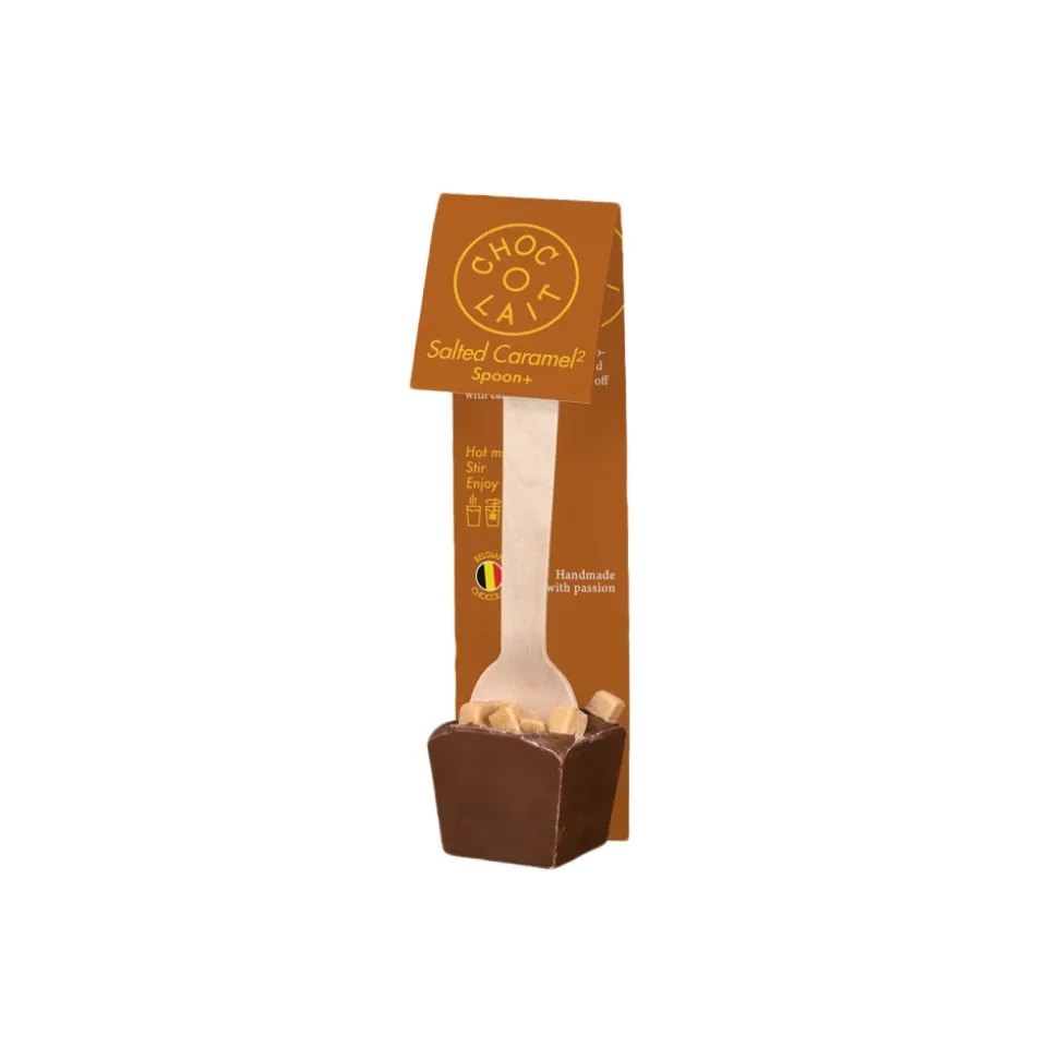 Kaakaotikkari MoMe Choc-o-lait Spoon+ Double Salted Caramel, 35 g