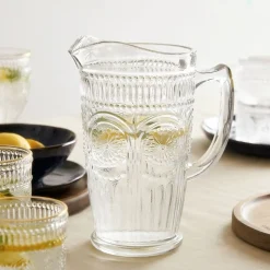 Kahvallinen kannu Homla BARREL Transparent, 1,3 l
