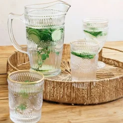 Kahvallinen kannu Homla BARREL Transparent, 1,3 l
