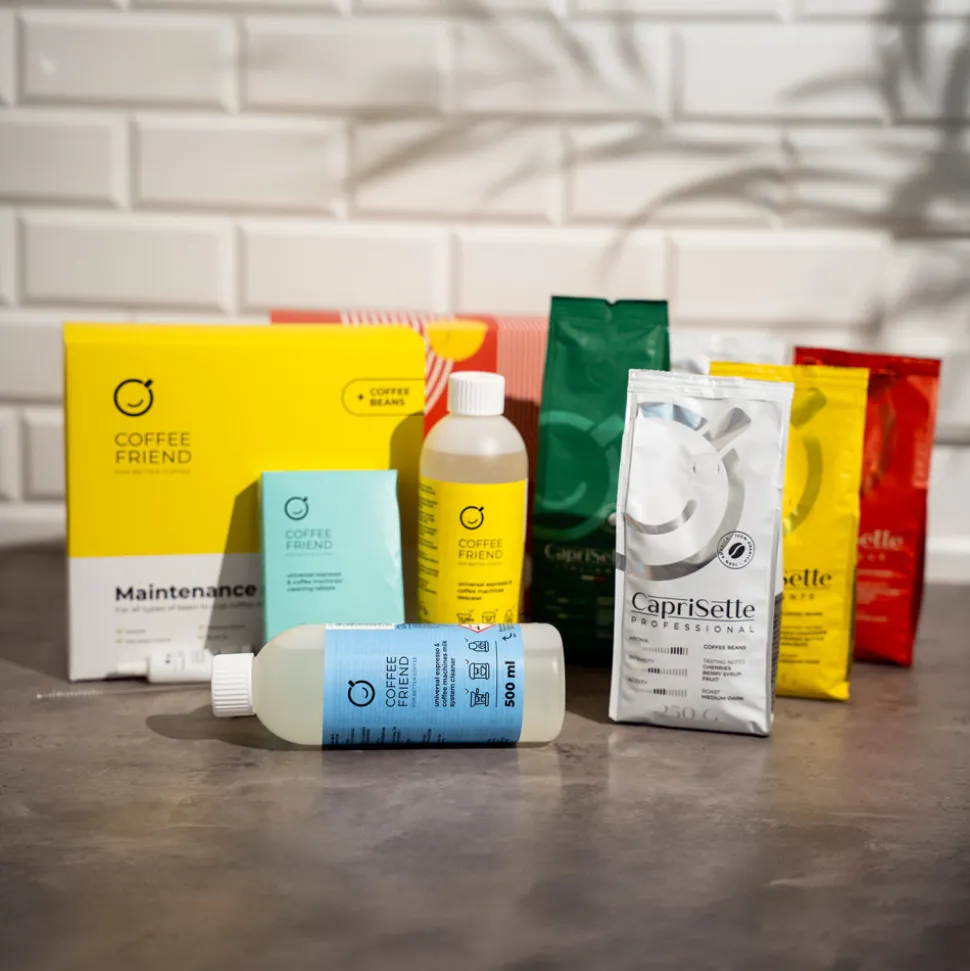 Kahvi- ja huoltosetti Coffee Lover Starter Pack
