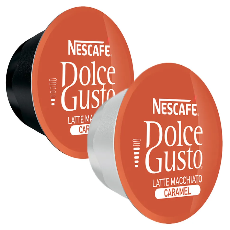 Kahvikapselisarja NESCAFÉ® Dolce Gusto® Caramel Latte Macchiato, 3 x 8+8 kpl.