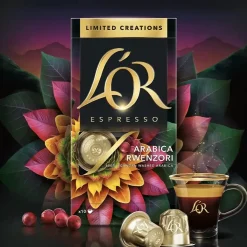 Kahvikapselit L’OR ARABICA RWENZORI, 10 kpl.