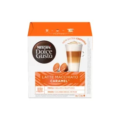 Kahvikapselit NESCAFÉ® Dolce Gusto® Caramel Latte Macchiato, 8+8 kpl.