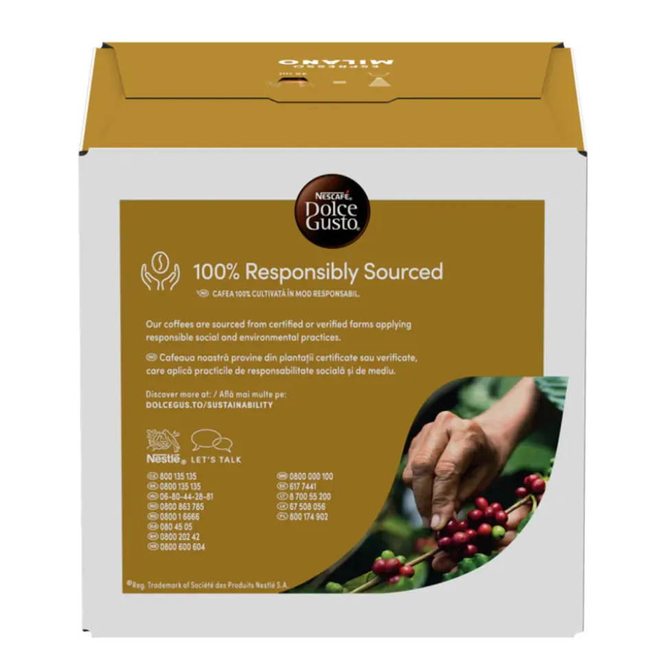 Kahvikapselit NESCAFÉ® Dolce Gusto® Espresso Milano, 16 kpl.