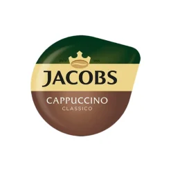 Kahvikapselit Tassimo Cappuccino Classico (yhteensopiva Bosch Tassimo -kapselikeitinten kanssa), 8+8 kpl.
