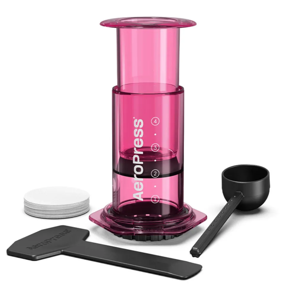 Kahvinkeitin AeroPress – Clear Pink