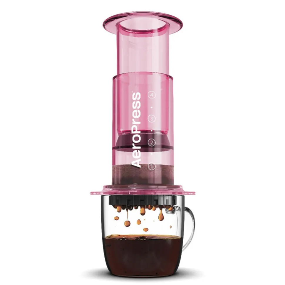 Kahvinkeitin AeroPress – Clear Pink