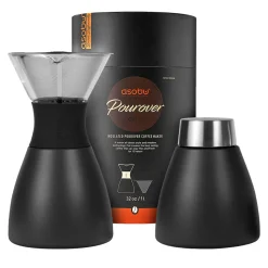 Kahvinkeitin Asobu Pour Over Black/Black 6 cups