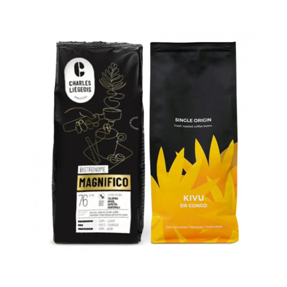 Kahvipapusetti Kivu + Magnifico