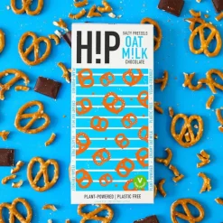 Kaurasuklaalevy suolaisilla pretzeleillä H!P, 70 g
