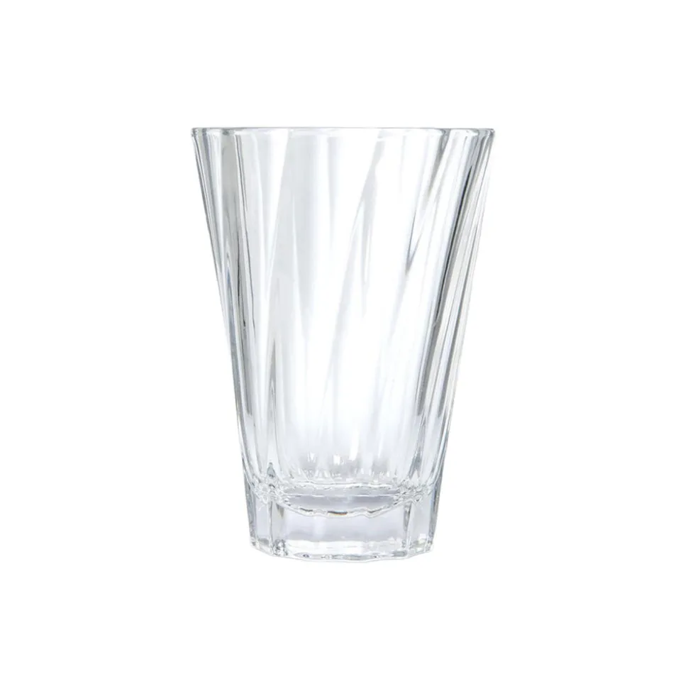 Kierretty latte-lasi Loveramics Urban Glass (Clear), 360 ml