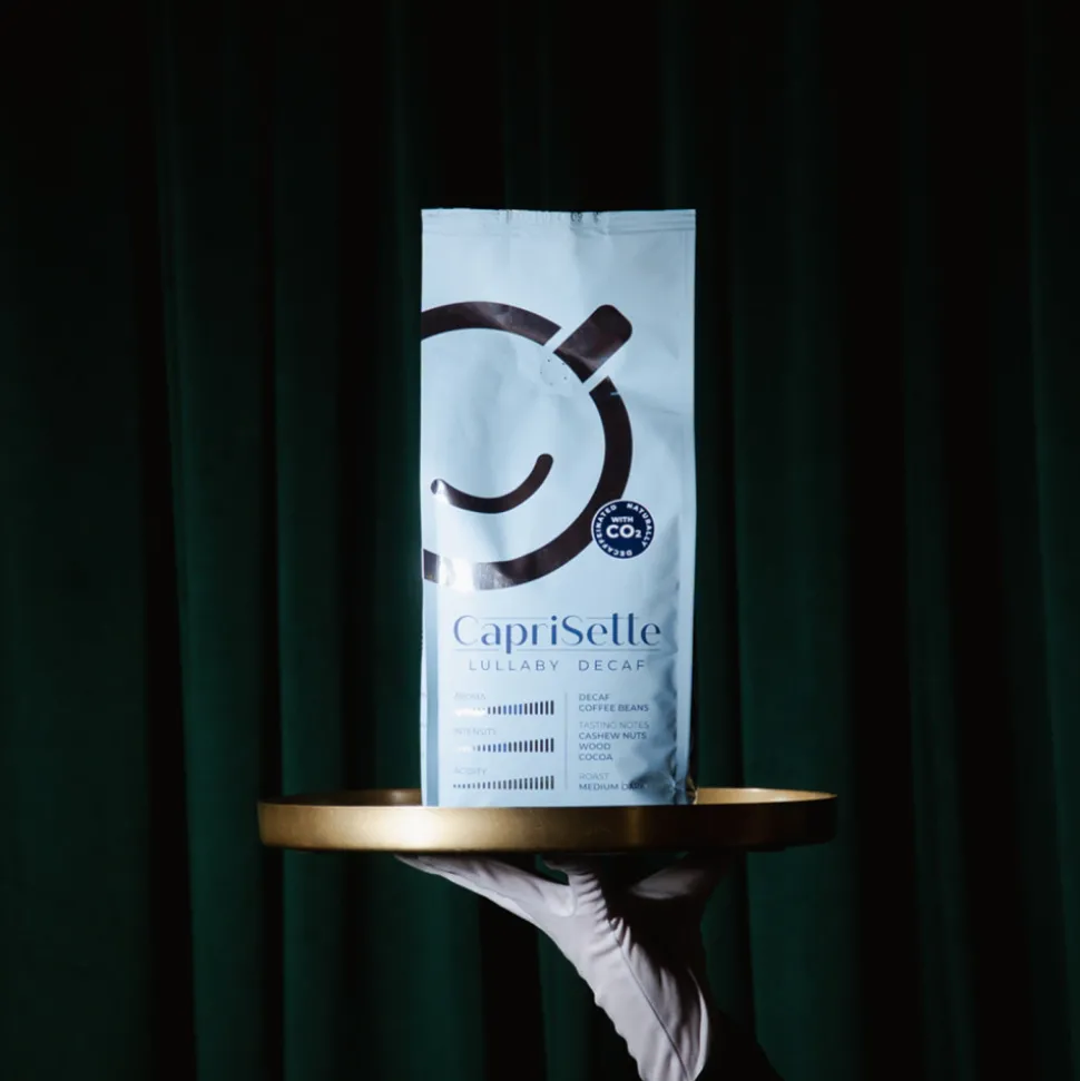 Kofeiiniton kahvijauhe Caprisette Lullaby Decaf, 500 g