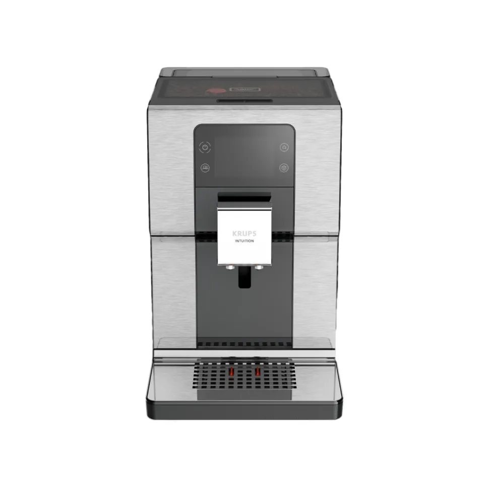 Krups Intuition Experience EA876D10 kahviautomaatti – harjattu metalli/musta