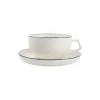 Kuppi ja aluslautanen S | P Collection Studio Base White, 220 ml