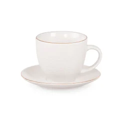 Kuppi lautasella Homla Ellie White, 230 ml