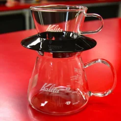 Lasinen suodatin Kalita Wave #155 (Black)