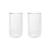 Lasit kahvalla Homla CEMBRA GROOVE, 2 x 350 ml