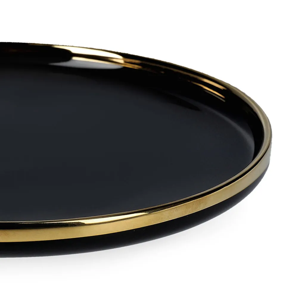 Lautanen Homla SINNES Black, 23 cm
