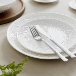 Lautanen Homla SYLIA White Ornament, 27 cm