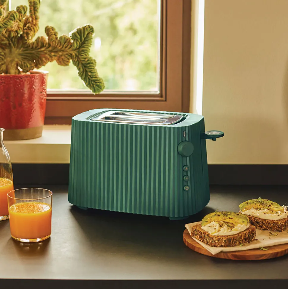 Leivänpaahdin Alessi Plisse Green