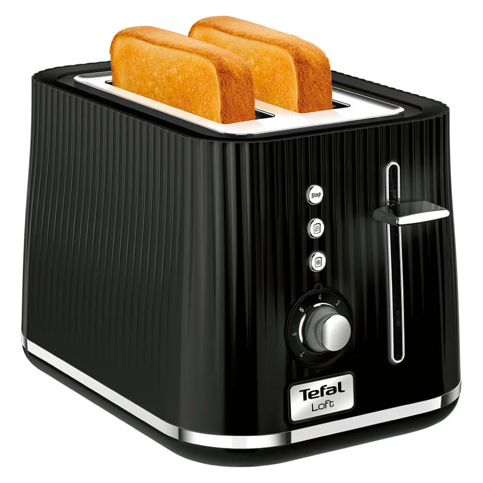 Leivänpaahdin Tefal Loft 2-Slot Black TT761838