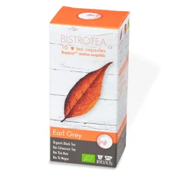 Luomuteekapselit Nespresso®-koneisiin Bistro Tea Earl Grey, 10 kpl.