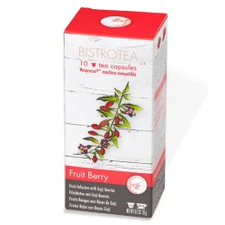 Luomuteekapselit Nespresso®-koneisiin Bistro Tea Fruit Berry, 10 kpl.