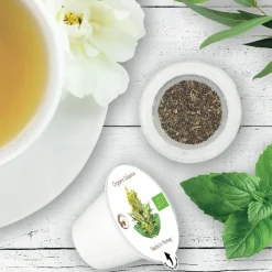 Luomuteekapselit Nespresso®-koneisiin Bistro Tea Herbs’n Honey, 10 kpl.