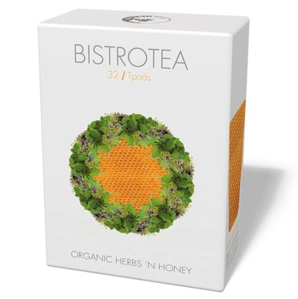 Luomuyrttihauduke Bistro Tea Herbs’n Honey, 32 kpl.