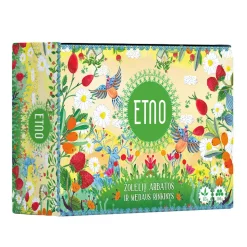 Luonnollinen yrttitee & hunaja -setti ETNO, 50 kpl. + hunaja