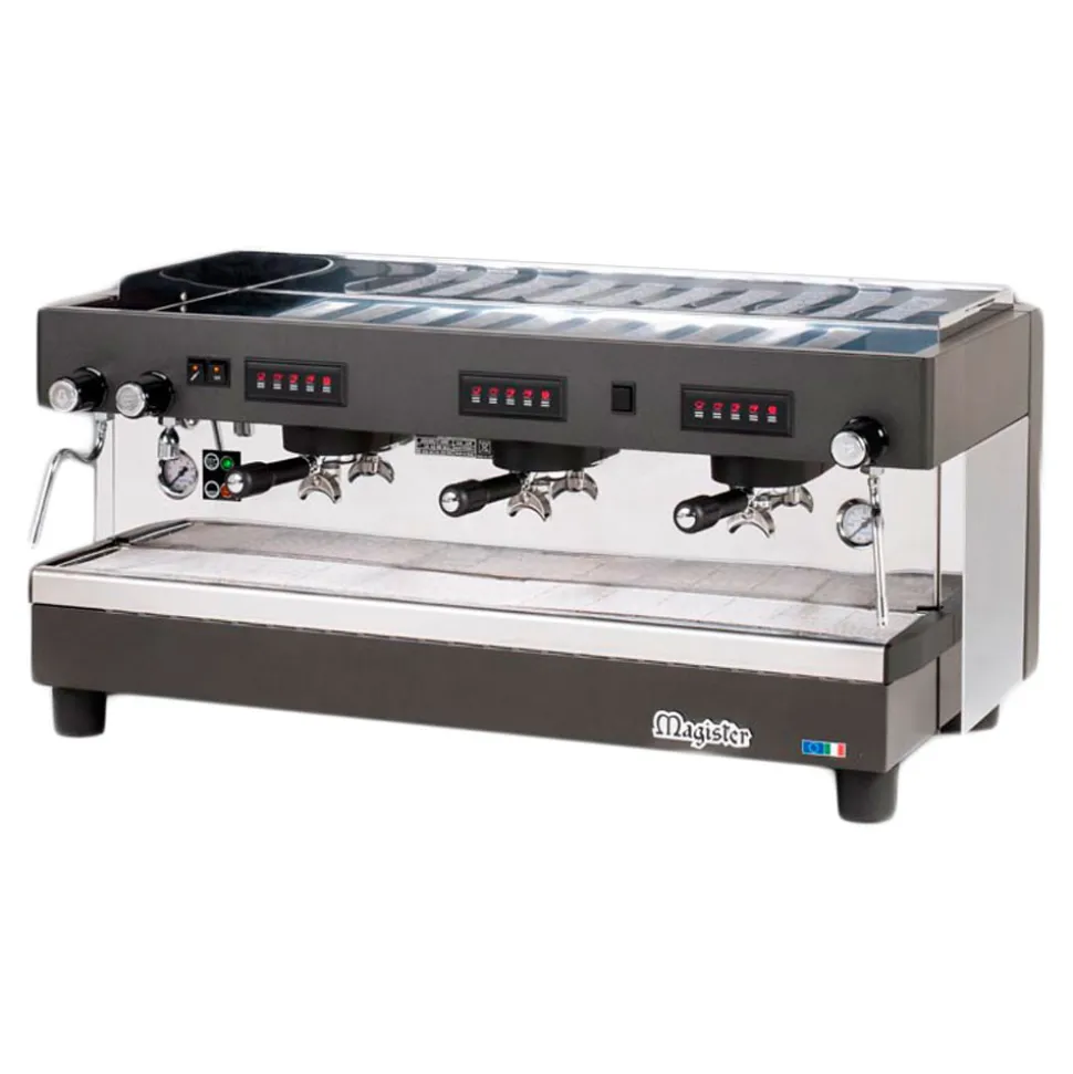 Magister HRC ES 100 espressokone kahvilaan – 3 ryhmää, teräs