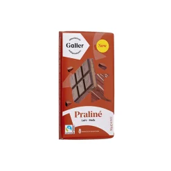Maitosuklaalevy praliinitäytteellä Galler Lait Praline, 180 g