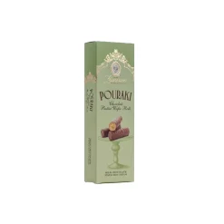 Maitosuklaiset voivohvelirullat pistaasikermalla Laurence Pouraki Pistachio, 4 x 30 g