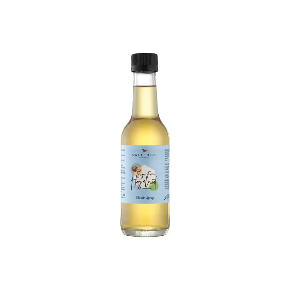 Makusiirappi Sweetbird Sugar-Free Hazelnut, 250 ml