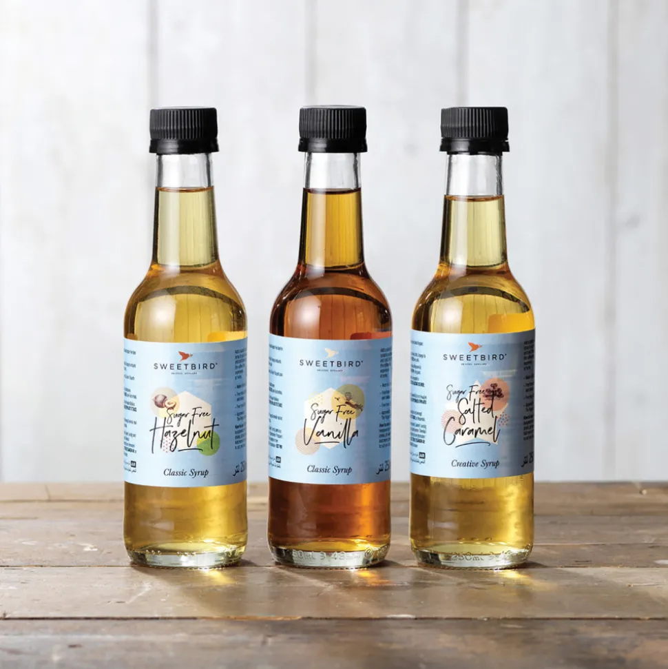 Makusiirappi Sweetbird Sugar-Free Hazelnut, 250 ml