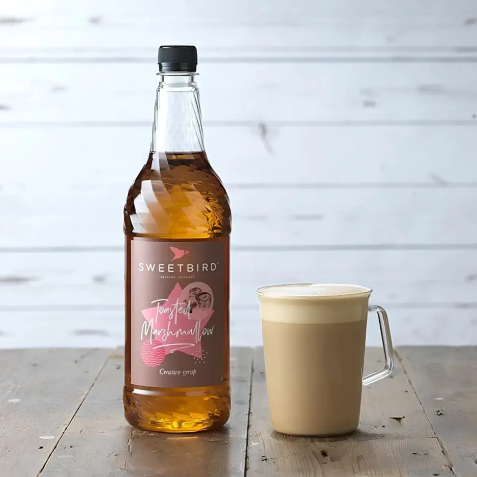 Makusiirappi Sweetbird Toasted Marshmallow, 1 l