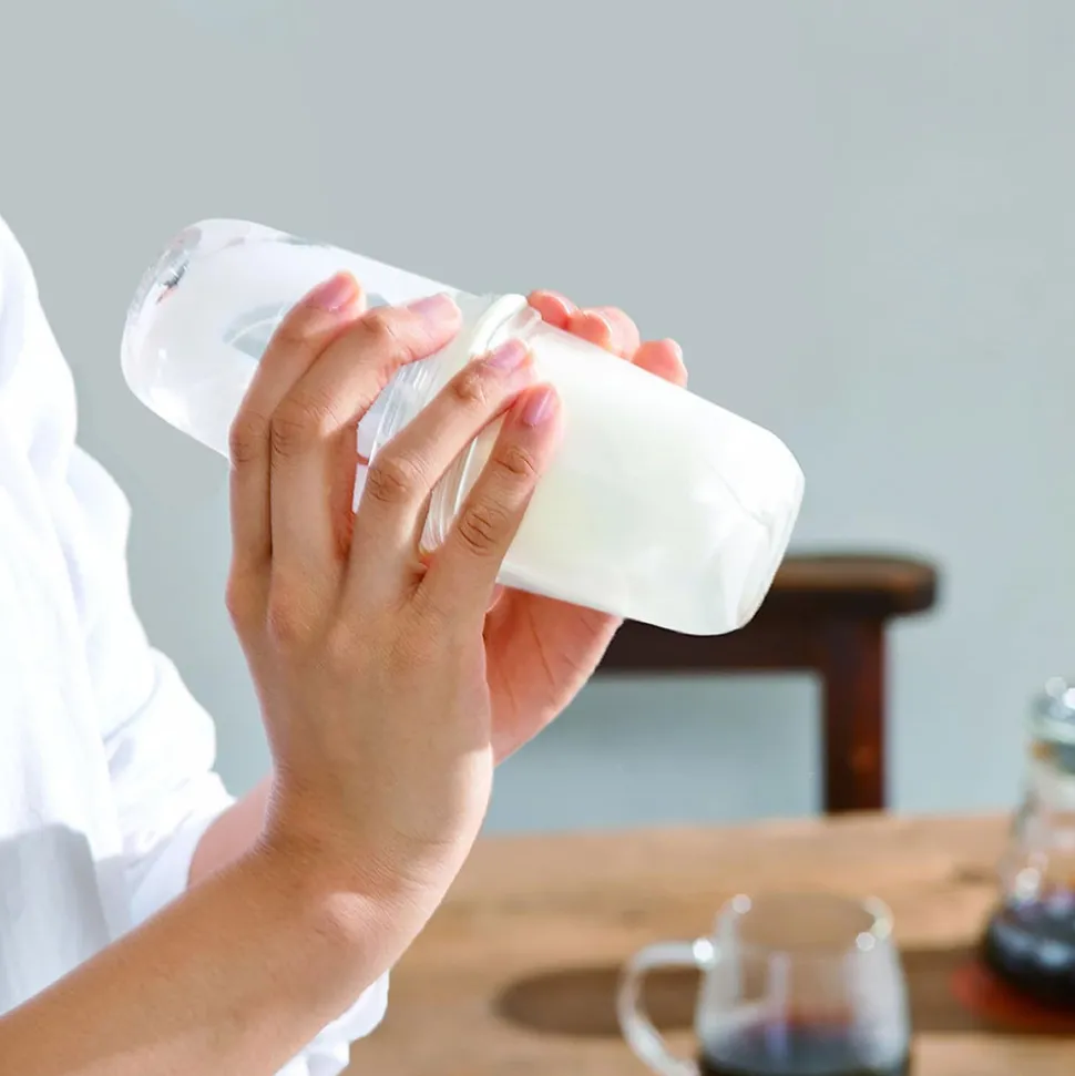 Manuaalinen maidonvaahdotin Hario Latte Shaker White