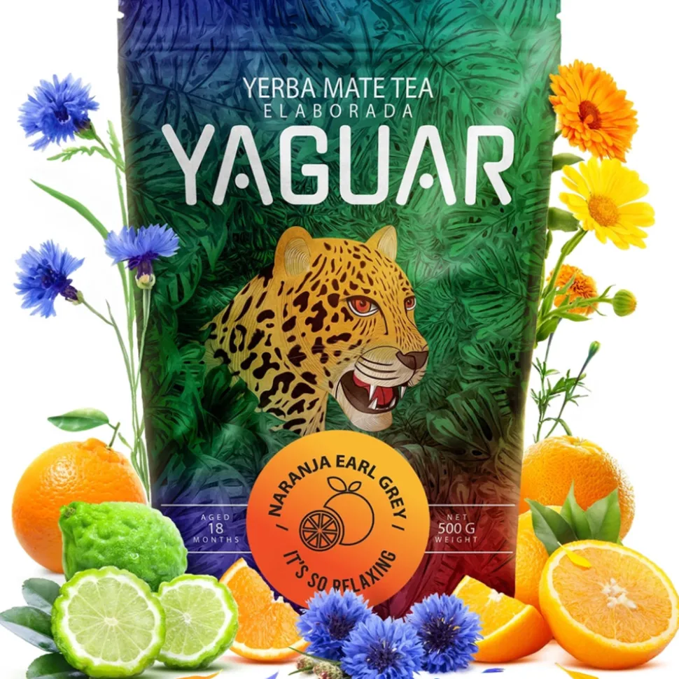 Mate Yaguar Naranja Earl Grey, 0,5 kg