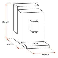 Melitta Avanza F27/0-100 kahviautomaatti – musta