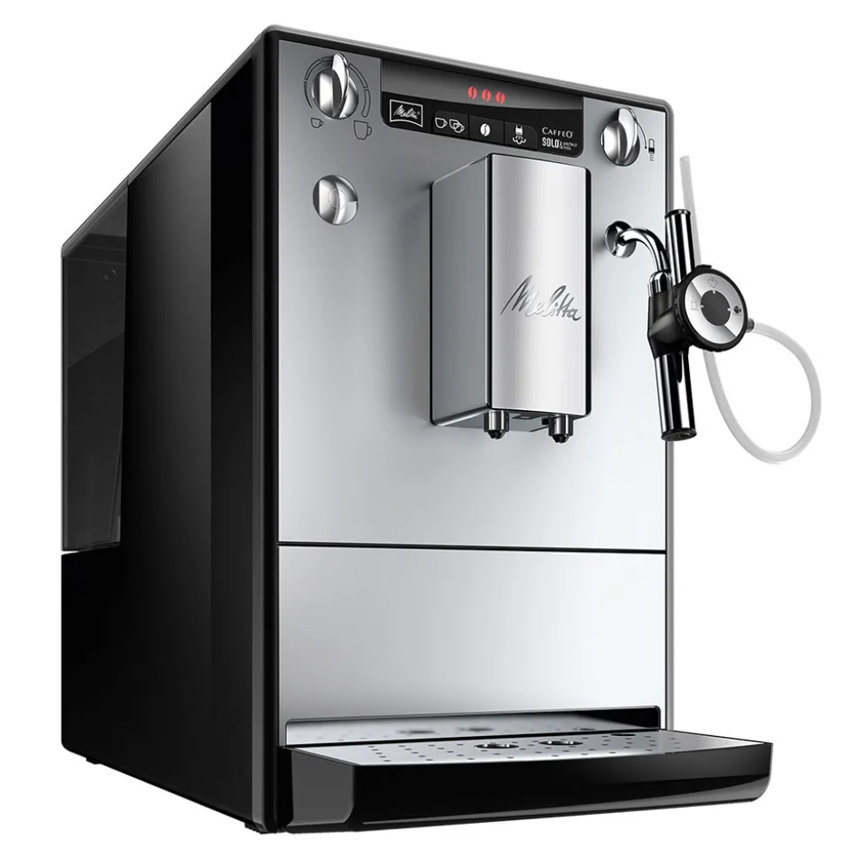 Melitta Caffeo Solo & Perfect Milk E957-103 kahviautomaatti – hopea